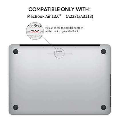 White Black | Macbook Anti-Fall Protective Case