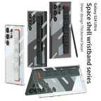 Shockproof Transparent S24 Ultra Case with Wristband - Odin case