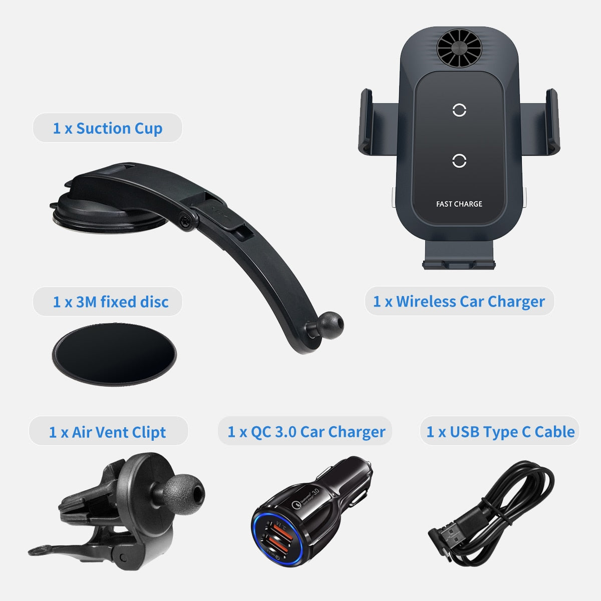 AUTO CLAMPING CAR WIRELESS CHARGER FOR PIXEL SERIES - Odin case
