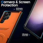 Shockproof Wireless Charging S24 Ultra Case with Camera Protection - Odin case