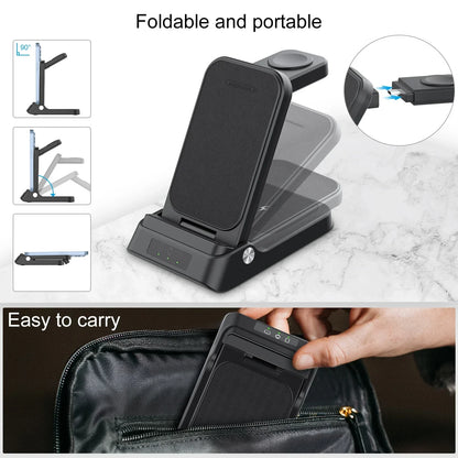 3 in 1 Fast Wireless Charging Station For Samsung Devices